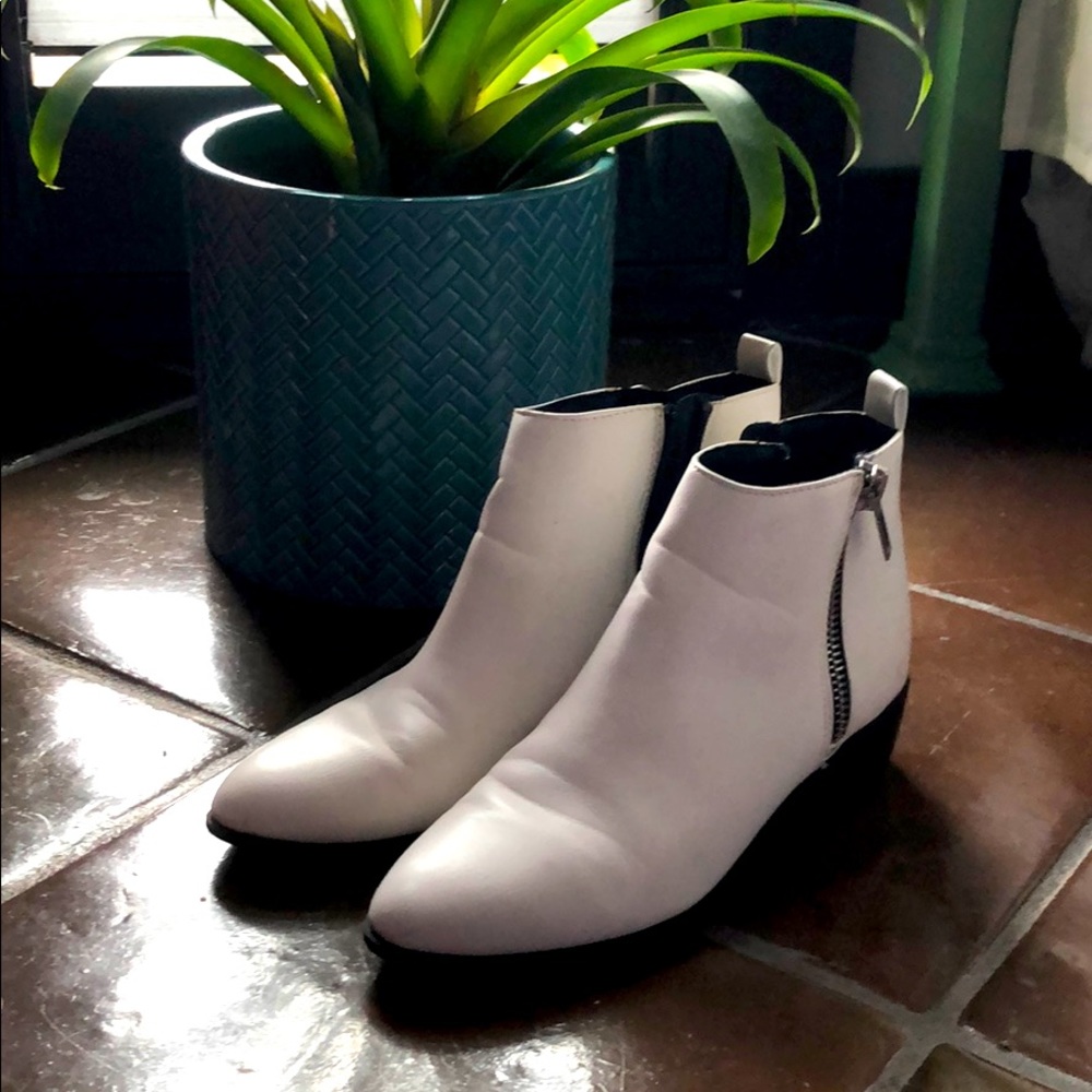White booties